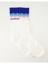Casablanca Unisex Wave Socks Blue