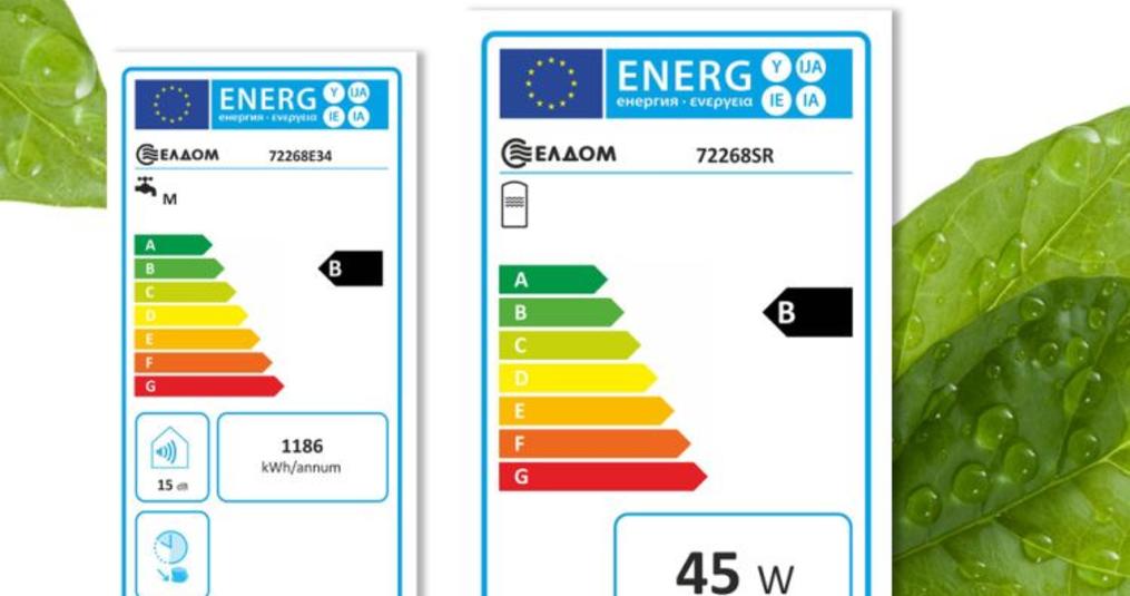 Energieprestatie label voor boilers