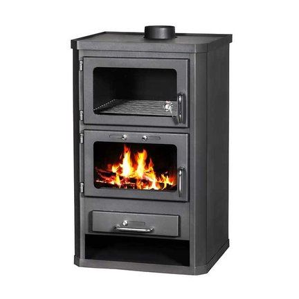 Houtkachel met oven