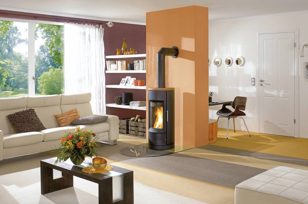 Leemverf in de woning