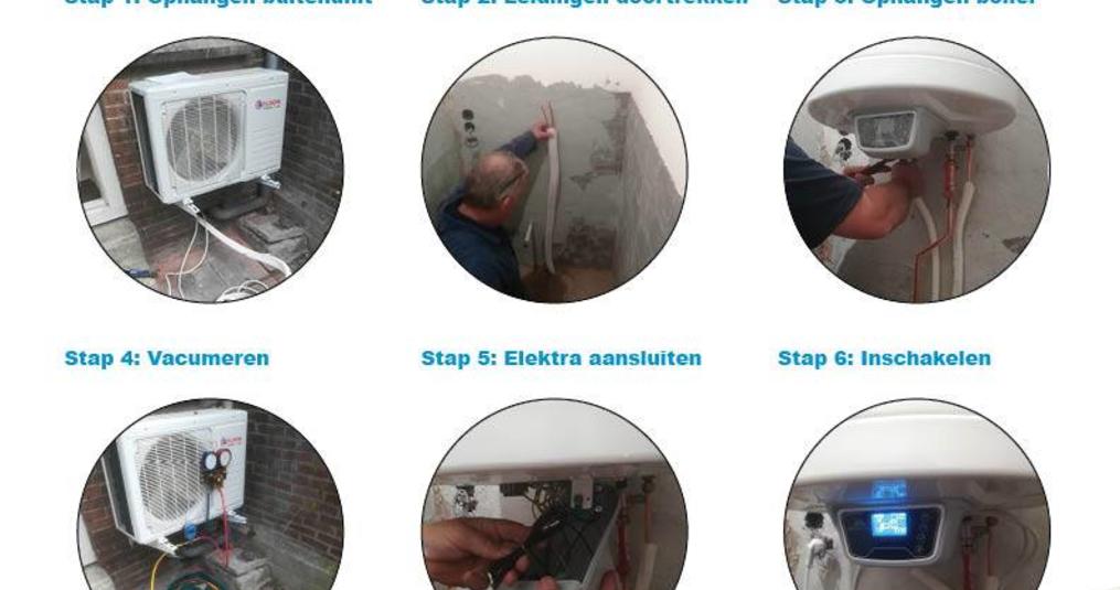 Installatie warmtepomp boiler in beeld uitgelegd
