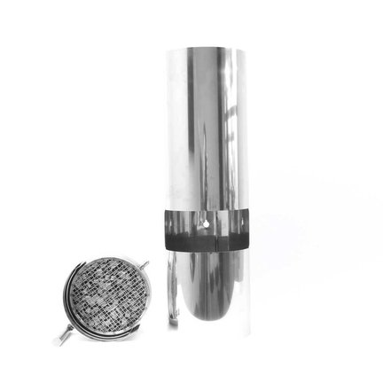 Houtrook filter voor op de kachel