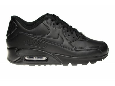 Nike Air Max 90 Leather 302519 001 All Leather Black - Sneakerpaleis Nike Air Max 90 Leather
