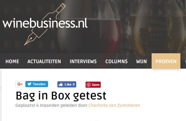 Bag in Box wijnen getest door winebusiness.nl