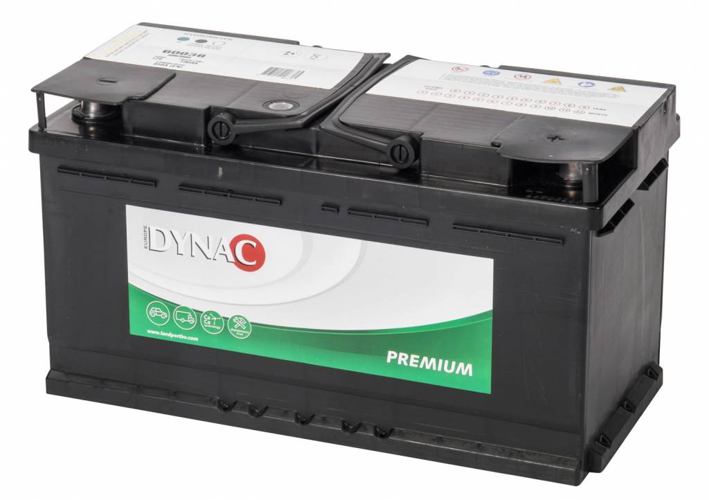 Dynac Auto accu 12 volt 100 ah Type 60038 Accu Service Holland
