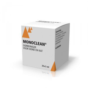Afbeelding Monoclean Oorreiniger - 20 x 5 ml door Petduka
