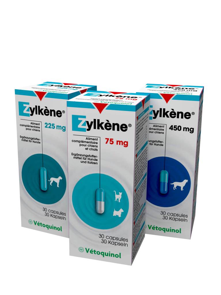 Afbeelding Zylkène Capsules 75 mg - voor kat & hond tot 10 kg 30 stuks door Petduka