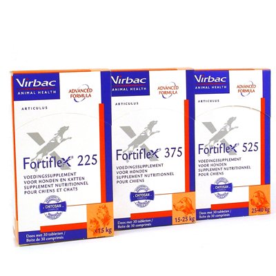 Afbeelding Fortiflex Advanced Formula 225 - 30 tabletten door Petduka