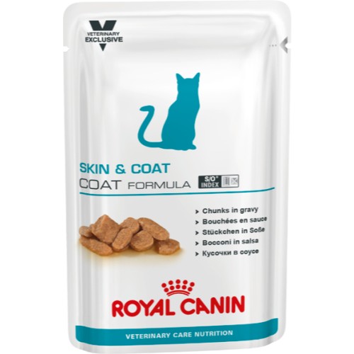 Afbeelding Royal Canin VCN - Skin & Coat - Cat 48x 100 gr door Petduka