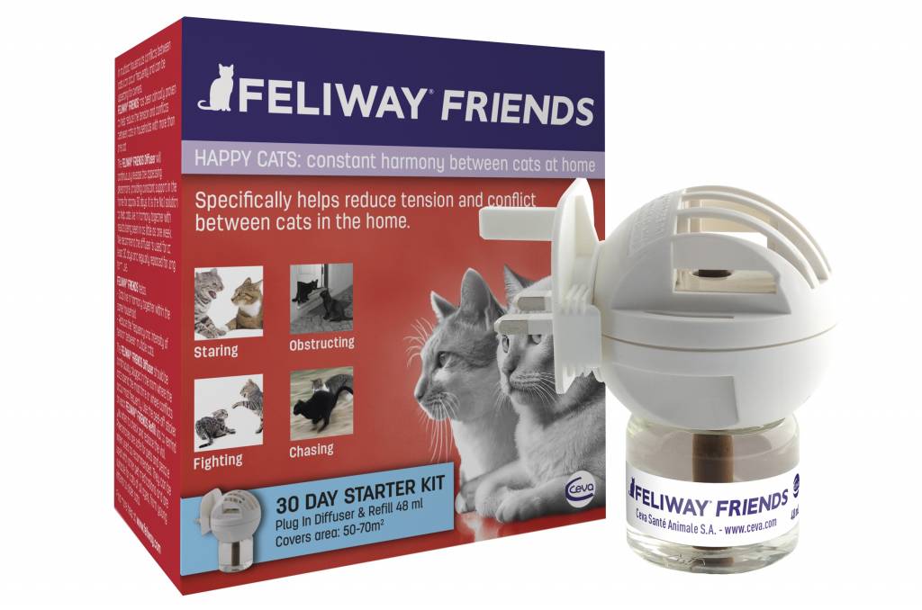 Afbeelding Feliway FRIENDS Verdamper voor de kat Verdamper + Vulling 48 ml door Petduka