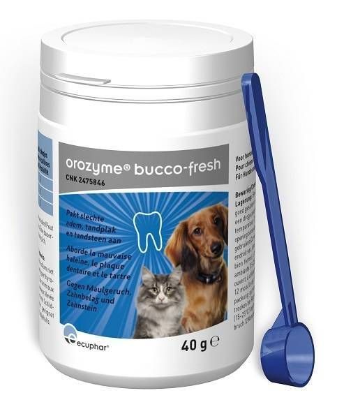 Afbeelding Orozyme Bucco-Fresh PlaqueOff voor hond en kat 180 gram door Petduka