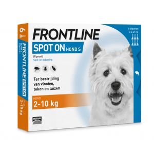 Afbeelding Frontline Spot-on Hond M 10-20 kg 4 pipetten door Petduka