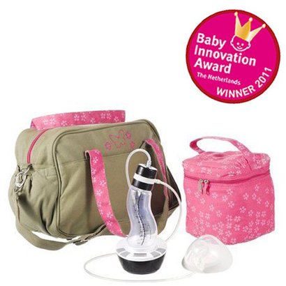 Difrax BtoB Elektrische Borstkolf + compleet set-tas