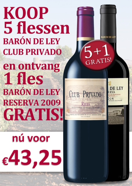 Baron de Ley Club Privado - 5 + 1 gratis fles Baron de Ley Reserva