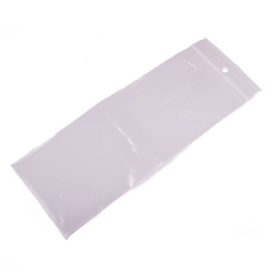 Gripzakken transparant 150 x 320 mm uit 50 micron LDPE pakje van 500 stuks
