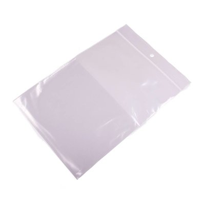 Gripzakken transparant 160 x 230 + 165 mm uit 50 micron LDPE pakje van 500 stuks