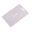 Gripzakken transparant met eurohole 60 x 80 mm uit 50 micron LDPE pakje van 1000 stuks