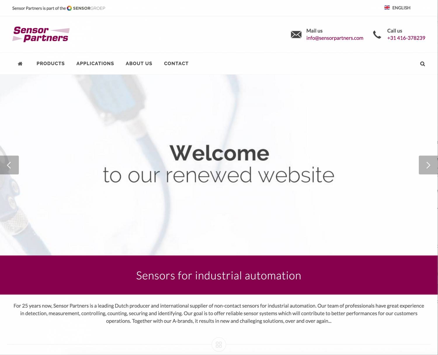 Renewed website online