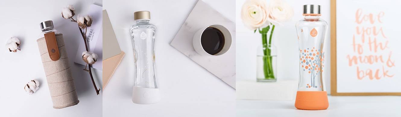 MyEqua: Nieuw merk drinkflessen van glas!