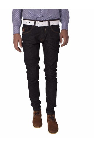 ARYA BOY Arya Boy slim fit jeans zwart ARYA BOY Arya Boy slim fit jeans zwart