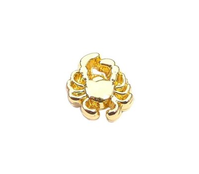 Floating Charms. Floating charm krab goud voor de memory locket