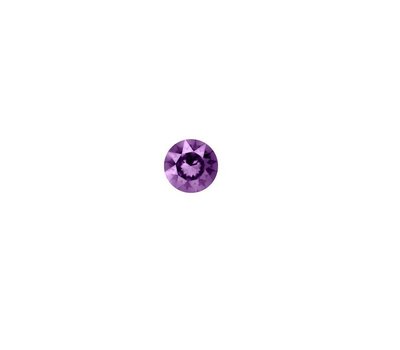 Floating Charms Floating locket charm geboortesteentje rond groot februari
