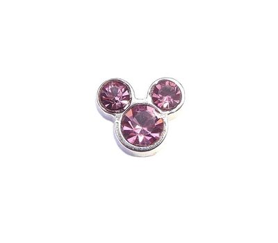 Floating Charms. Floating charm geboortesteentje mouse juni voor de memory locket