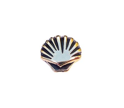 Floating Charms Floating locket charm schelp goud