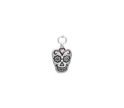 Clip on charms Skeleton dangle
