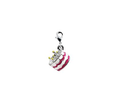 Clip on charms Cake dangle