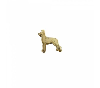 Floating Charms Floating locket charm Duitse dog goud
