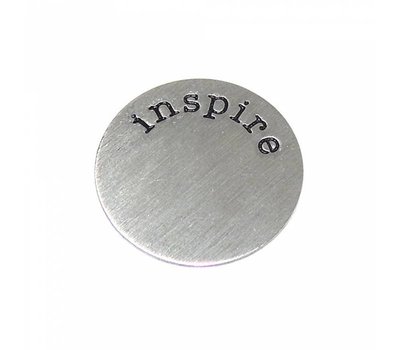 Floating Charms Floating locket disk inspire zilver