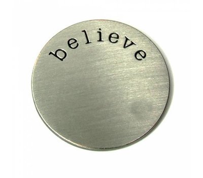 Floating locket discs Memory locket disk believe zilver