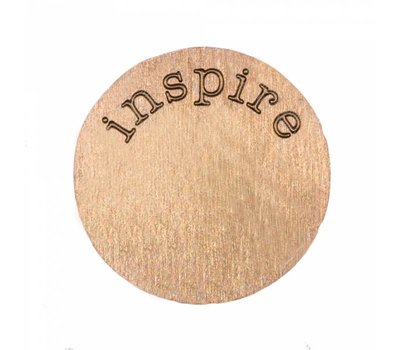Floating locket discs Memory locket disk inspire rosé goud