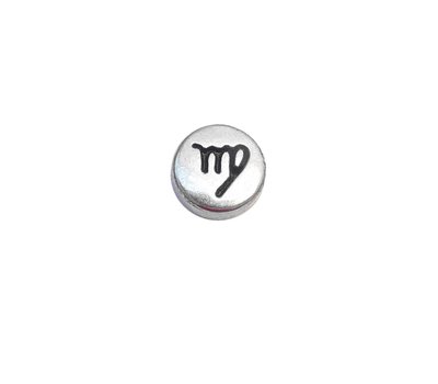 Floating Charms Floating locket charm sterrenbeeld maagd