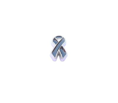 Floating Charms Floating locket charm black ribbon zilver
