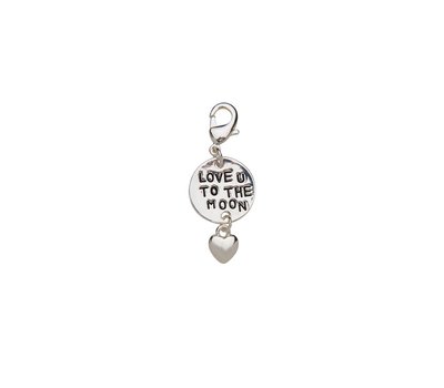 Clip on charms Love U dangle
