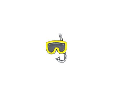 Floating Charms Floating locket charm snorkel zilver