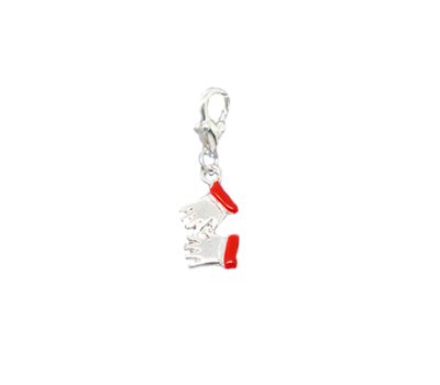 Clip on charms Handschoenen dangle