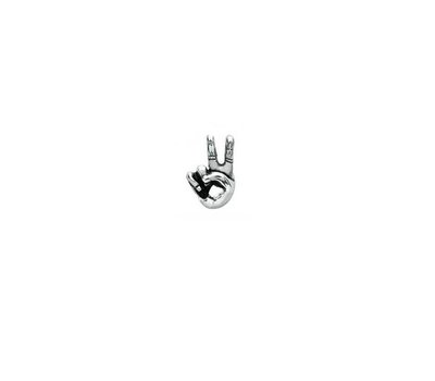Floating Charms Floating locket charm peace gebaar