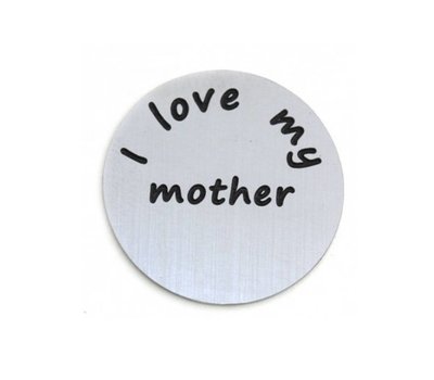 Locket Disks Floating locket disk i love my mother zilver