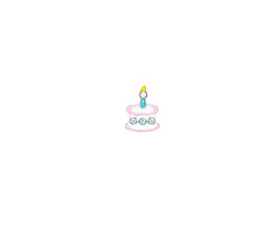 Floating Charms. Floating charm verjaardagstaart voor de memory locket