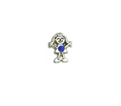 Floating Charms. Floating charm geboortesteen meisje september voor de memory locket