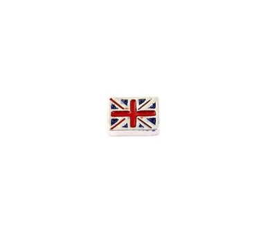 Floating Charms Floating locket charm vlag Engeland zilver