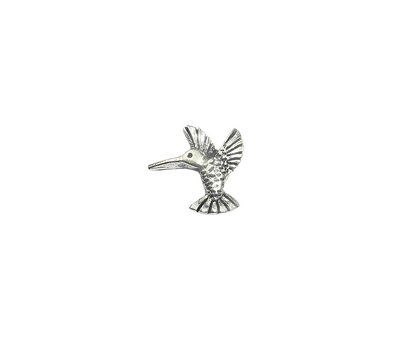 Floating Charms Floating locket charm kolibrie zilver