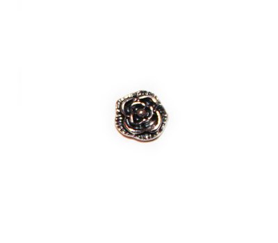 Floating Charms. Floating charm bloem goud voor de memory locket