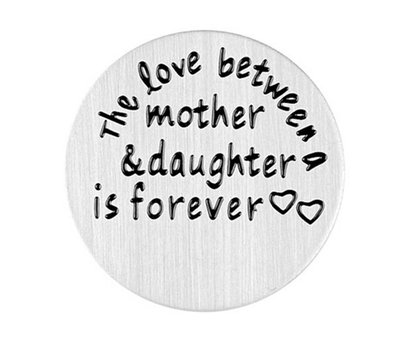 Locket Disks Floating locket disk love between mother and daughter