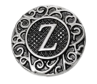 Clicks / Chunks Click letter Z zilver