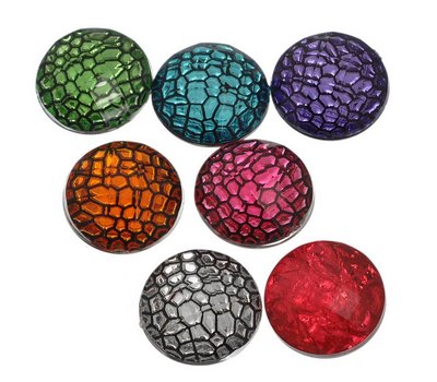 Clicks / Chunks Click snakeskin zilver