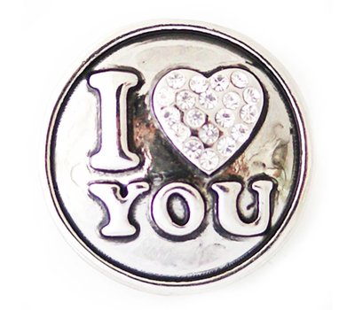 Clicks / Chunks Click i love you zilver